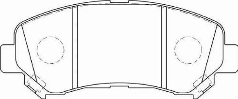 Duron DBP334051 - Kit de plaquettes de frein, frein à disque cwaw.fr