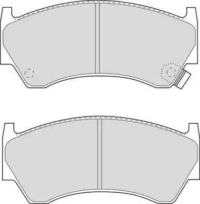 Duron DBP331091 - Kit de plaquettes de frein, frein à disque cwaw.fr