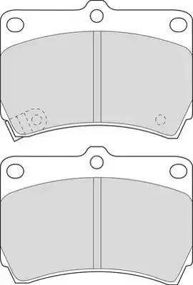 Duron DBP320715 - Kit de plaquettes de frein, frein à disque cwaw.fr