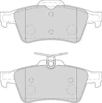 Duron DBP321766 - Kit de plaquettes de frein, frein à disque cwaw.fr