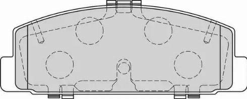 Duron DBP321721 - Kit de plaquettes de frein, frein à disque cwaw.fr