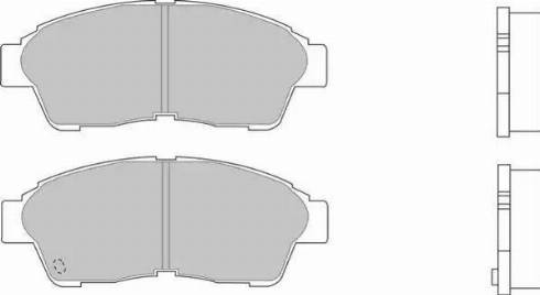 Duron DBP370867 - Kit de plaquettes de frein, frein à disque cwaw.fr