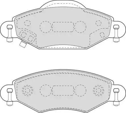 Duron DBP371513 - Kit de plaquettes de frein, frein à disque cwaw.fr