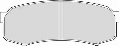 Duron DBP371021 - Kit de plaquettes de frein, frein à disque cwaw.fr