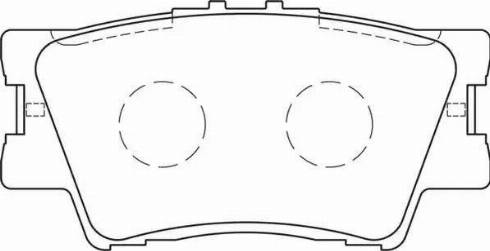 Duron DBP371892 - Kit de plaquettes de frein, frein à disque cwaw.fr