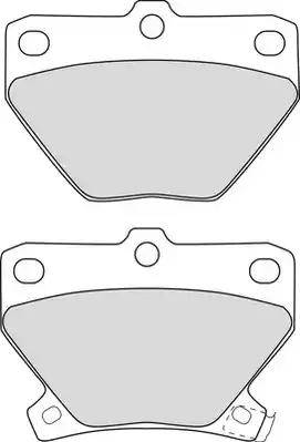 Duron DBP371395 - Kit de plaquettes de frein, frein à disque cwaw.fr