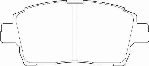 Duron DBP371392 - Kit de plaquettes de frein, frein à disque cwaw.fr