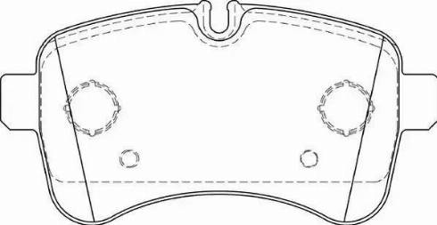 Duron DBP294037 - Kit de plaquettes de frein, frein à disque cwaw.fr