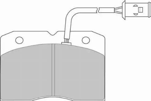 Duron DBP290655 - Kit de plaquettes de frein, frein à disque cwaw.fr