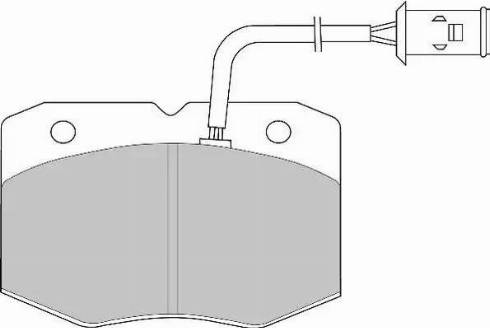 Duron DBP290713 - Kit de plaquettes de frein, frein à disque cwaw.fr