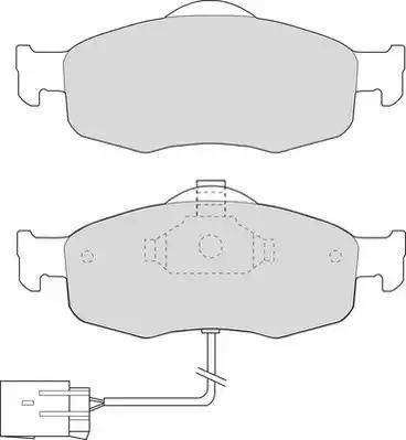 Duron DBP240766 - Kit de plaquettes de frein, frein à disque cwaw.fr