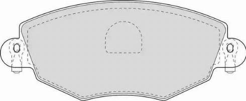 Duron DBP241425 - Kit de plaquettes de frein, frein à disque cwaw.fr