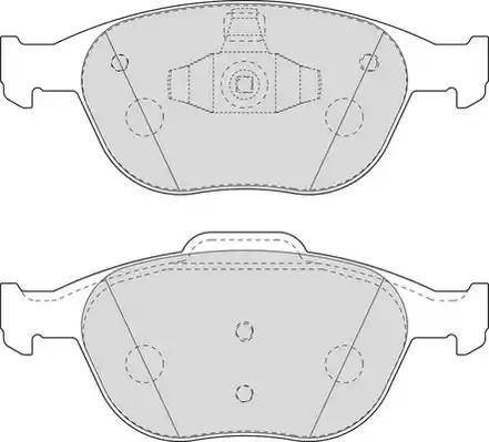 Duron DBP241568 - Kit de plaquettes de frein, frein à disque cwaw.fr