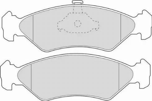 Duron DBP241082 - Kit de plaquettes de frein, frein à disque cwaw.fr