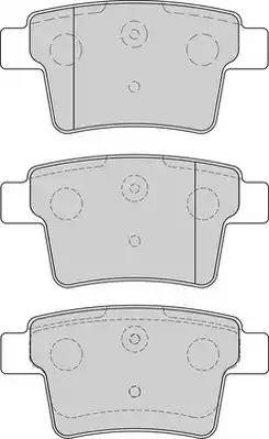 Duron DBP241885 - Kit de plaquettes de frein, frein à disque cwaw.fr