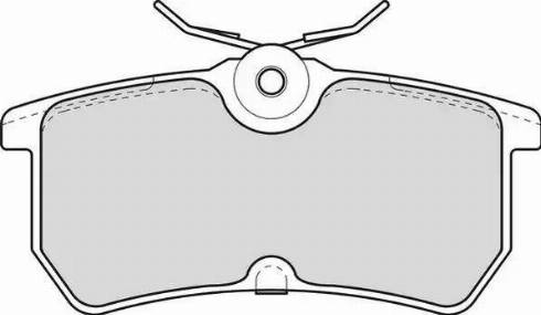 Duron DBP241319 - Kit de plaquettes de frein, frein à disque cwaw.fr