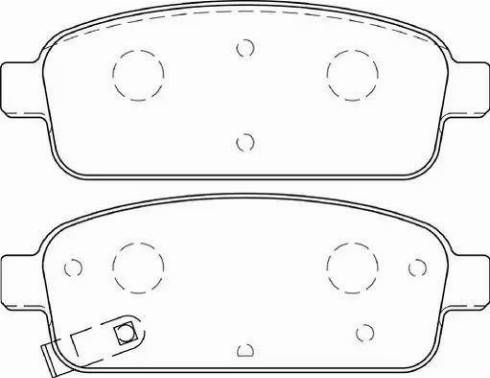 Duron DBP254263 - Kit de plaquettes de frein, frein à disque cwaw.fr