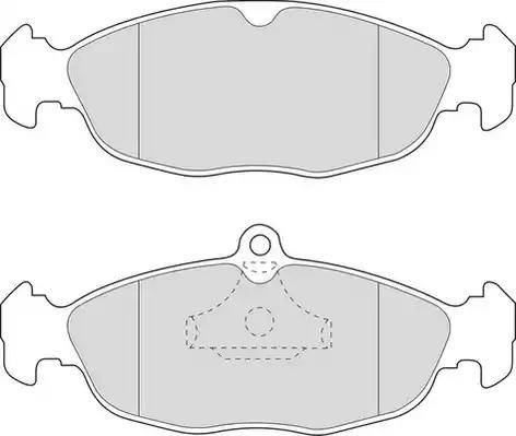 Duron DBP250732 - Kit de plaquettes de frein, frein à disque cwaw.fr