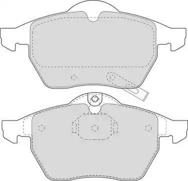 Duron DBP251535 - Kit de plaquettes de frein, frein à disque cwaw.fr