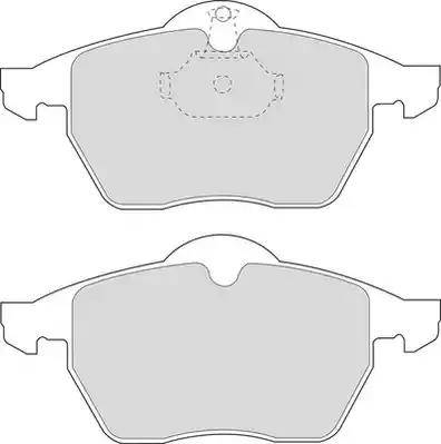 Duron DBP251068 - Kit de plaquettes de frein, frein à disque cwaw.fr