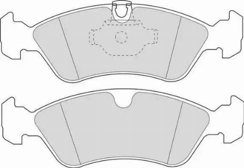 Duron DBP251067 - Kit de plaquettes de frein, frein à disque cwaw.fr