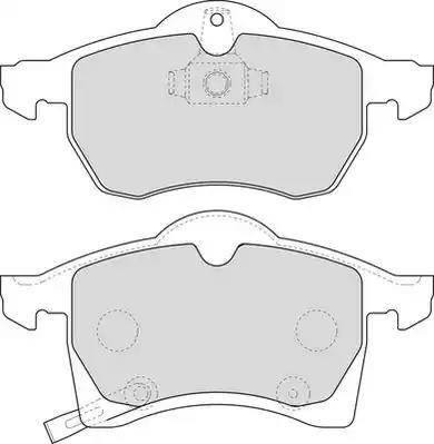 Duron DBP251295 - Kit de plaquettes de frein, frein à disque cwaw.fr