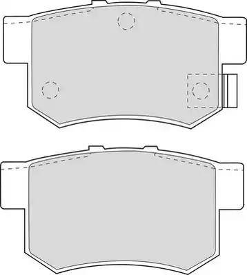 Duron DBP260956 - Kit de plaquettes de frein, frein à disque cwaw.fr