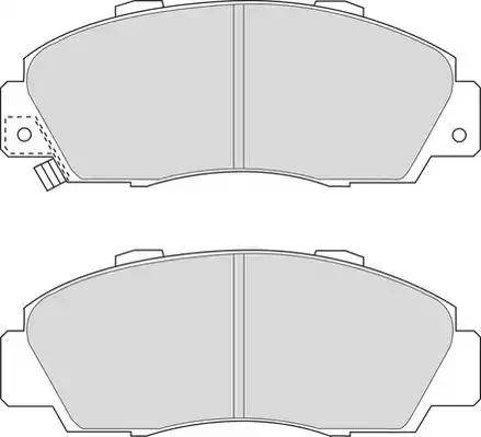 Duron DBP260905 - Kit de plaquettes de frein, frein à disque cwaw.fr