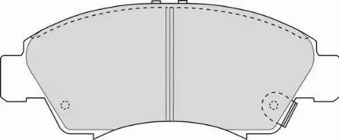 Duron DBP260777 - Kit de plaquettes de frein, frein à disque cwaw.fr