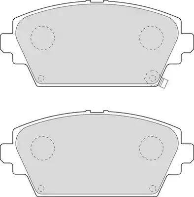 Duron DBP261439 - Kit de plaquettes de frein, frein à disque cwaw.fr