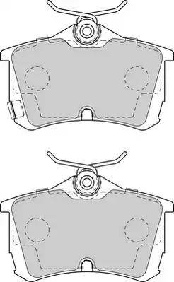 Duron DBP261506 - Kit de plaquettes de frein, frein à disque cwaw.fr