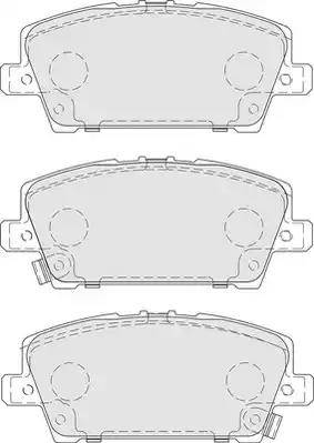 Quinton Hazell 3463601019 - Kit de plaquettes de frein, frein à disque cwaw.fr