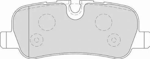 Duron DBP201613 - Kit de plaquettes de frein, frein à disque cwaw.fr