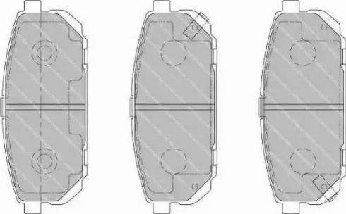 Duron DBP201736 - Kit de plaquettes de frein, frein à disque cwaw.fr