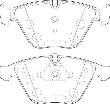 Duron DBP214191 - Kit de plaquettes de frein, frein à disque cwaw.fr