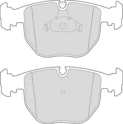 Duron DBP210997 - Kit de plaquettes de frein, frein à disque cwaw.fr