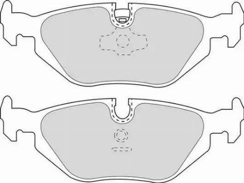 Duron DBP210850 - Kit de plaquettes de frein, frein à disque cwaw.fr