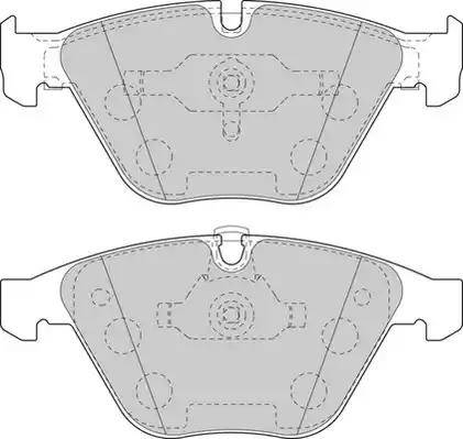 Duron DBP211628 - Kit de plaquettes de frein, frein à disque cwaw.fr