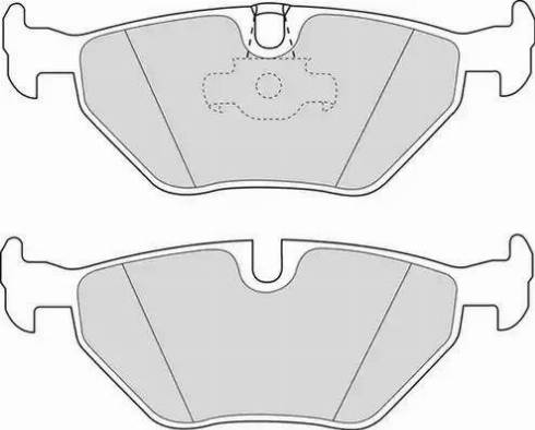 Duron DBP211075 - Kit de plaquettes de frein, frein à disque cwaw.fr