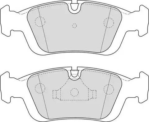 Duron DBP211300 - Kit de plaquettes de frein, frein à disque cwaw.fr