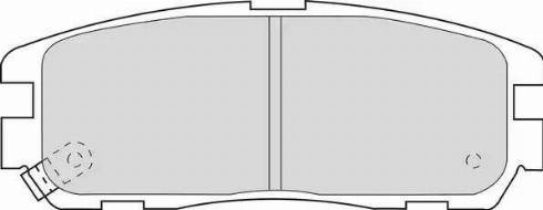 Duron DBP281017 - Kit de plaquettes de frein, frein à disque cwaw.fr