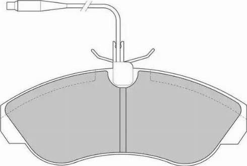 Duron DBP230968 - Kit de plaquettes de frein, frein à disque cwaw.fr