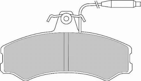 Duron DBP230287 - Kit de plaquettes de frein, frein à disque cwaw.fr