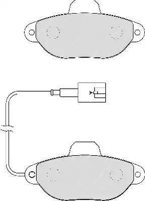 Duron DBP231944 - Kit de plaquettes de frein, frein à disque cwaw.fr