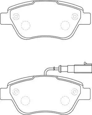 Duron DBP231946 - Kit de plaquettes de frein, frein à disque cwaw.fr