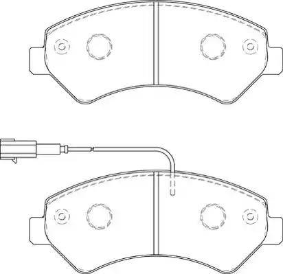 Duron DBP231925 - Kit de plaquettes de frein, frein à disque cwaw.fr