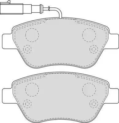 Duron DBP231466 - Kit de plaquettes de frein, frein à disque cwaw.fr