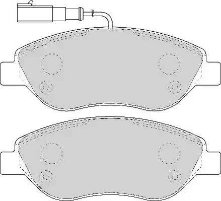 Duron DBP231468 - Kit de plaquettes de frein, frein à disque cwaw.fr