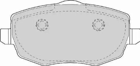 Duron DBP231581 - Kit de plaquettes de frein, frein à disque cwaw.fr