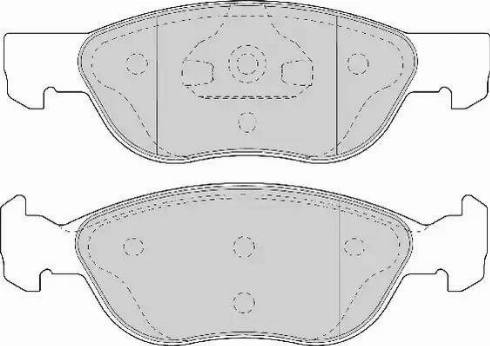 Duron DBP231651 - Kit de plaquettes de frein, frein à disque cwaw.fr